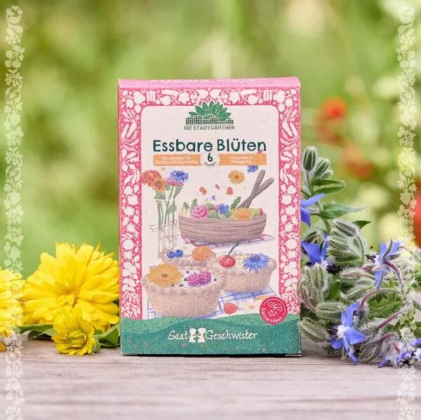 Die Stadtgärtner Die Stadtgärtner BIO-Saatgut-Set "Essbare Blüten" – Produktbild 2 von 3