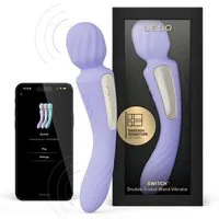 LELO LELO SWITCH Doppelseitiger Stabvibrator für Frauen mit Bluetooth-App und 12 Lustmodi, Lila, – Produktbild 1 von 1