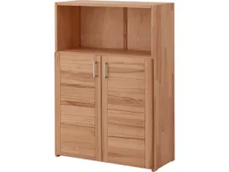 TPT Regalschrank "buxing selet" mit 2 kurz. Tür B 80 x T 33 x H 112 cm, Rahmenfr, Kernbuche – Produktbild 1 von 1