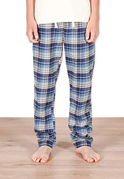 Band of Rascals Band of Rascals Flannel Pants Pyjama, Beige-blue, – Produktbild 1 von 3