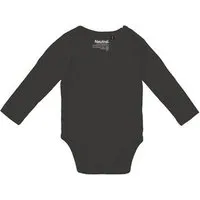 Neutral Neutral® Baby Wickelbody Strampler Langarm, Charcoal, – Produktbild 1 von 1
