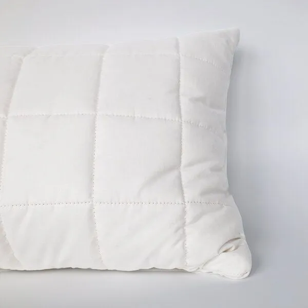 Slāf Slāf Alpaka Vlies Kopfkissen 40x60 BIO, Kissen mit kbA Steppbezug – Produktbild 3 von 4