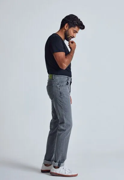 Flax and Loom Flax and Loom Slim Fit Jeans Miles, Blue, – Produktbild 3 von 7