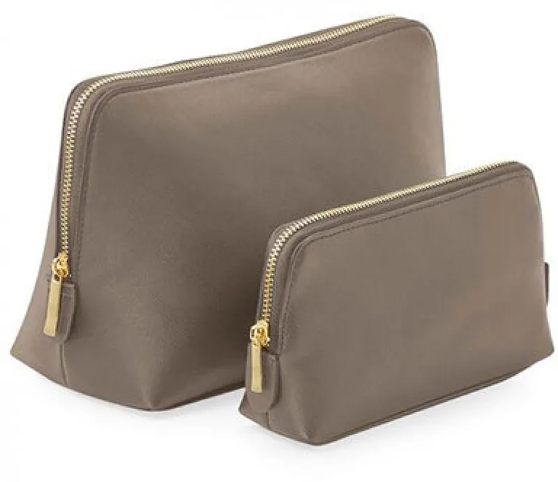 BagBase BagBase Kulturbeutel Boutique Accessory Case, M (18 x 11 x 4,5 cm), Taupe, – Produktbild 1 von 4