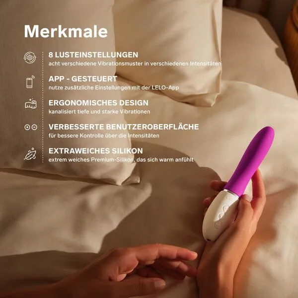 LELO App-gesteuerter G-Punkt-Vibrator - LELO LIV 3, Lila, – Produktbild 4 von 4