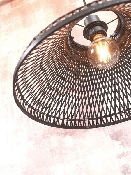 GOOD&MOJO GOOD&MOJO Stehlampe Tahiti S 45x20, Schwarz, – Produktbild 3 von 4