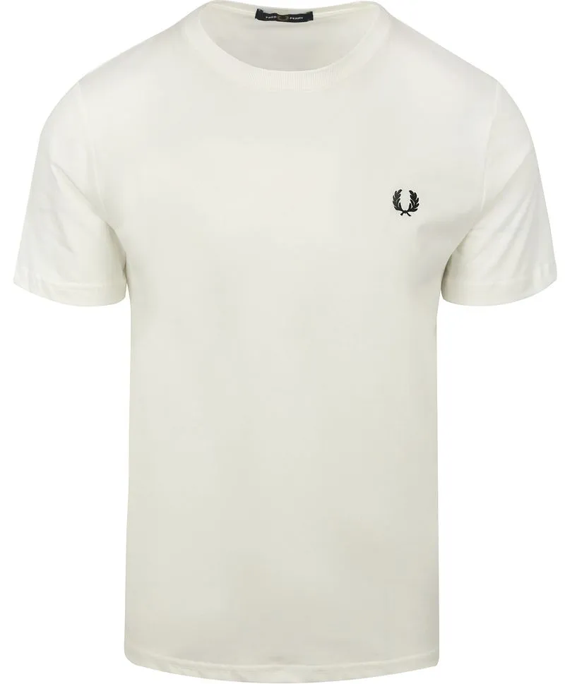 Fred Perry Fred Perry T-Shirt Weiß 129 - Größe M, Weiß, – Produktbild 2 von 4