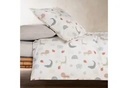 Julius Zöllner Julius Zöllner Kinderbettwäsche Baby- und Kinderbettwäsche aus 100% Bio-Baumwolle, Linon, 2 teilig, erhältlich in den Größen 80x80+35x40cm und 100x135+40x60cm – Produktbild 1 von 1