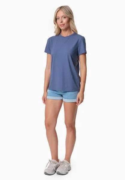 ORGANICATION ORGANICATION TENNUR | Basic T-Shirt aus Bio-Baumwolle, Honest indigo, – Produktbild 2 von 4
