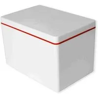 ajaa ajaa Die längliche Aufbewahrungsbox aus Biokunststoff 2,1 l, Mandarin, – Produktbild 1 von 1