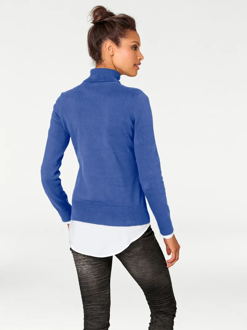 heine Rollkragenpullover, Royalblau, – Produktbild 1 von 2