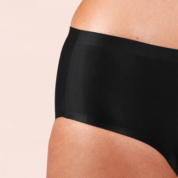 Taynie Mittelstarke Periodenunterwäsche Nahtlos Biozidfrei 60°C Taynie Seamless, Schwarz, – Produktbild 3 von 4