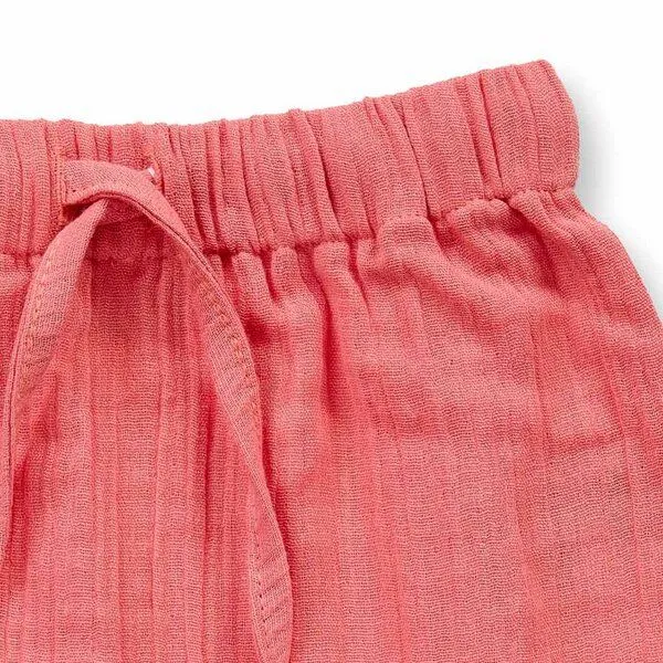 Sense Organics Sense Organics Baby Shorts, Modell CHARLIE, Pfirsichrosa, – Produktbild 3 von 4