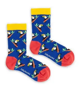DillySocks DillySocks Kindersocken Lil Tropical Toucan aus Biobaumwoll-Mix – Produktbild 1 von 1