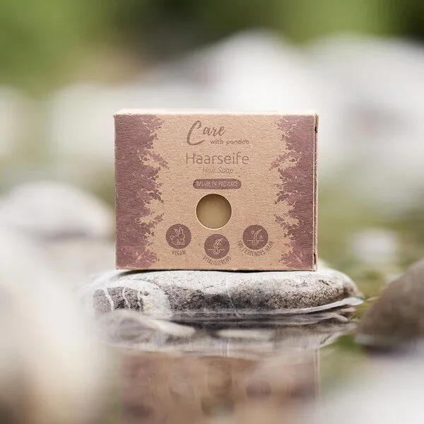 pandoo pandoo Feste Haarseife - Balade en Provence 100g - Naturkosmetik – Produktbild 3 von 4