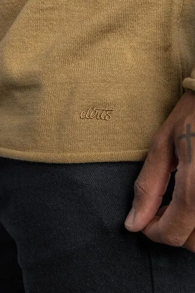 DIRTS dirts Strick-Longsleeve, Sepia, – Produktbild 3 von 4