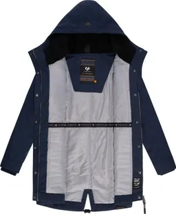 ragwear ragwear Kurzmantel Canny Canvas Wasserdichter Damen Wintermantel mit Kapuze – Produktbild 1 von 1