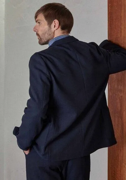 About Companions About Companions Herren Blazer ENVER Eco Structure Navy – Produktbild 2 von 4