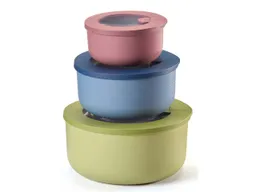 guzzini Frischhalteschüssel-Set "STORE&MORE", rund, 350/850/1.800 ml, 3 Stk. – Produktbild 1 von 1