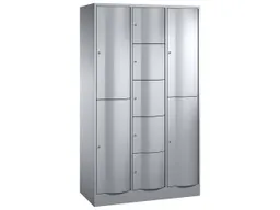 C+P C+P Kombi-Schließfachschrank lg/lg lxr, 2+5+2 Fächer – Produktbild 1 von 1