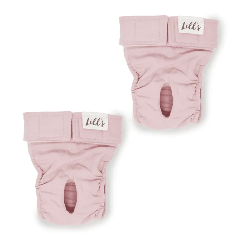 Lills Lills 2er Pack Läufigkeitshöschen aus Bio-Baumwolle "Lou" pink XXL – Produktbild 1 von 2