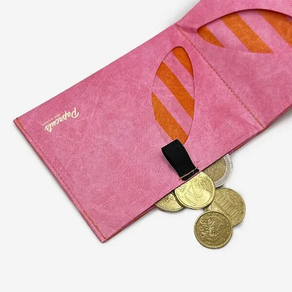 paprcuts paprcuts RFID Portemonnaie Pro, Yeah but no (orange pink), – Produktbild 4 von 4
