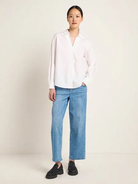 LANIUS LANIUS Bluse aus Bio-Baumwolle, White, – Produktbild 2 von 4