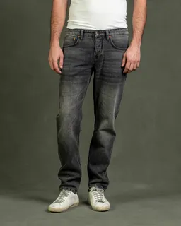 Kuyichi Kuyichi Herren vegan Jeans Jim Regular Slim Ash Riff – Produktbild 1 von 1