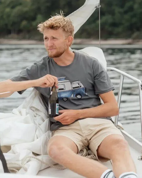 LAKOR LAKOR T-Shirt aus Bio-Baumwolle - Ocean Camper - Urban Chic – Produktbild 2 von 3