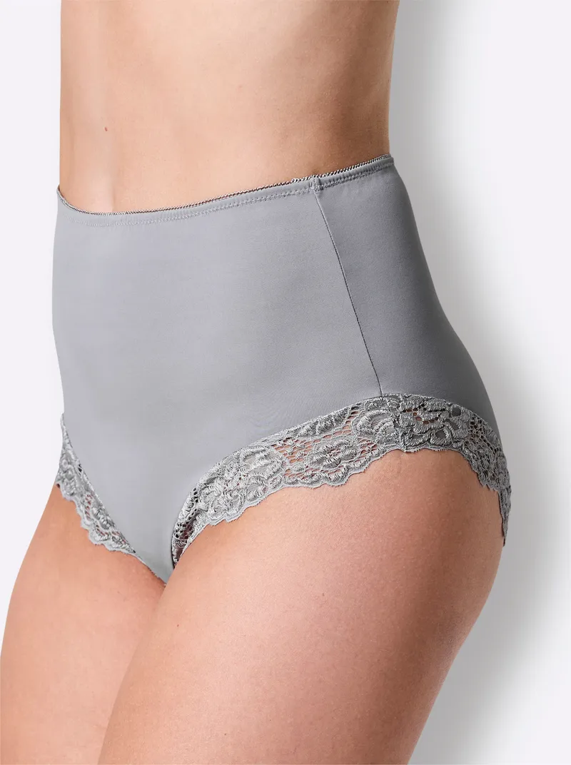 wäschepur Taillenslip steingrau, Steingrau, – Produktbild 2 von 3