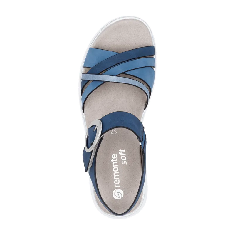 Remonte Remonte Sandale für Damen, Blau, – Produktbild 2 von 5