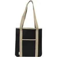 Bag Affair Tote Tasche Bag Affair aus CORKonLINEN, Schwarz, – Produktbild 1 von 1