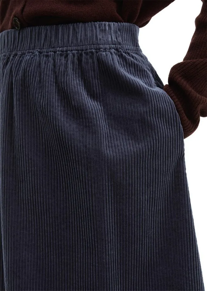 Marc O'Polo Marc O'Polo Webrock aus Baumwoll-Breitcord, Blau, – Produktbild 4 von 5
