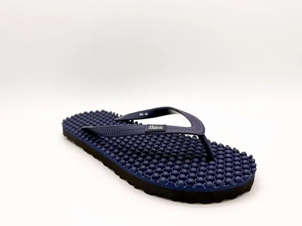 thies Vegane Eco Bubble Thies Flips, Navy black, – Produktbild 4 von 4
