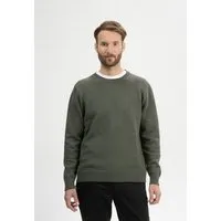 MELA MELA Strickpullover Style CHARUN aus 100% Bio-Baumwolle, Grün melange, – Produktbild 1 von 1