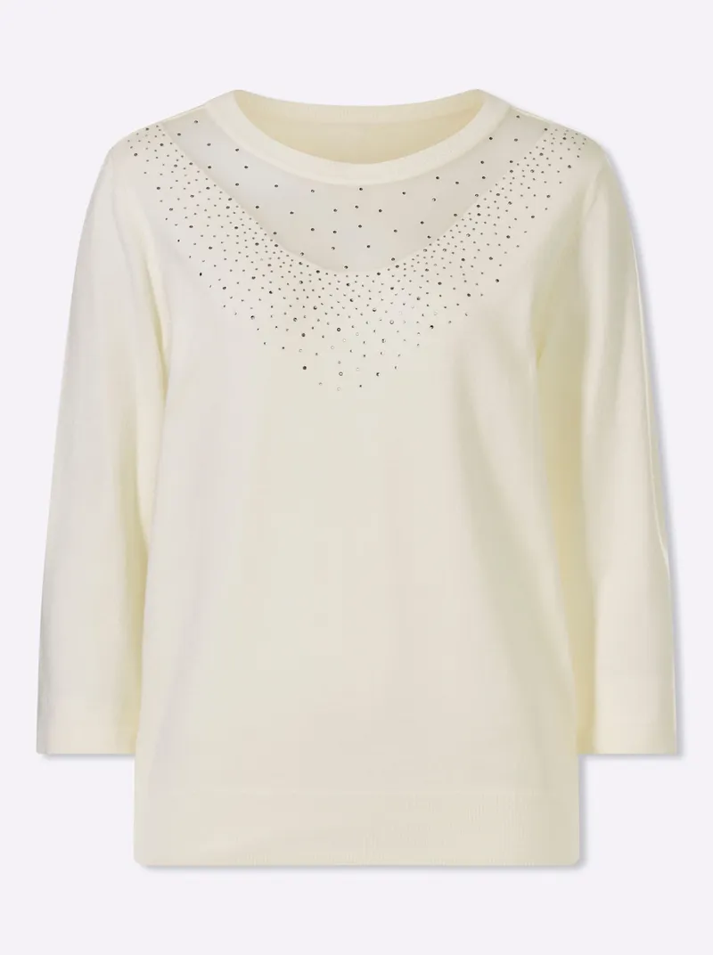 Witt Feinstrickpullover champagner, Champagner, – Produktbild 1 von 2