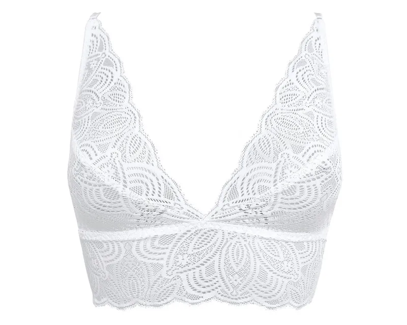 Anekdot Anekdot Damen vegan Bralette Daylight Bloom, Weiß, – Produktbild 1 von 2