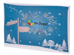 Bio-Adventskalender mit 4-farbigem Digitaldruck, Schoko-Mix, 50 g – Produktbild 1 von 1