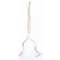 El Puente El Puente Baumanhänger "Glocke" | Fair Trade & Handmade aus Indien, Gold,weiß, – Produktbild 1 von 1