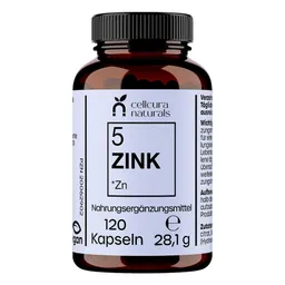 Cellcura Naturals Cellcura Naturals Zink 25 mg vegan Kapseln – Produktbild 1 von 1