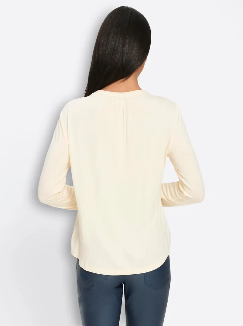 heine Langarmshirt champagner, Champagner, – Produktbild 2 von 2