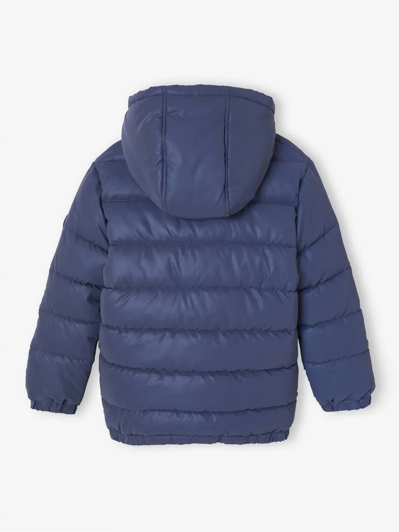 Vertbaudet Jungen Steppjacke wasserabweisend und reflektierend, Marine, – Produktbild 4 von 4