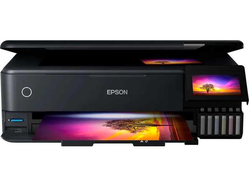 Epson Epson Tintenstrahl-Multifunktionsdrucker EcoTank ET-8550 schwarz – Produktbild 2 von 8