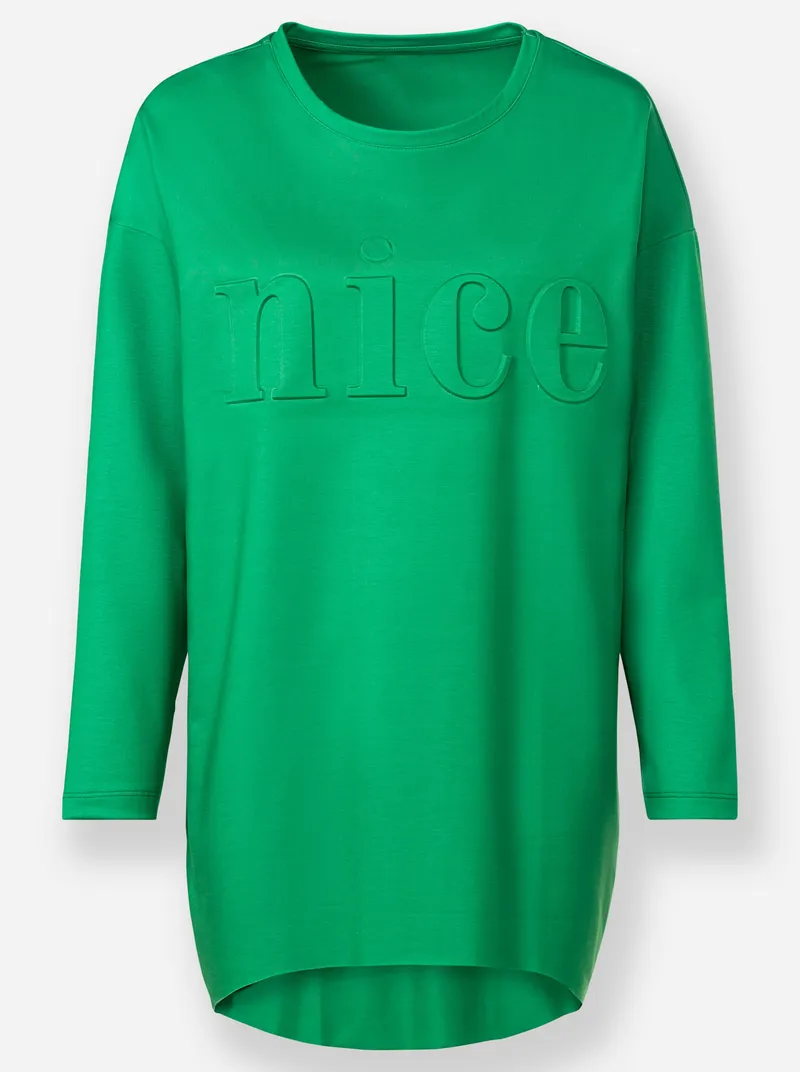 heine Longshirt, Grasgrün, – Produktbild 1 von 2