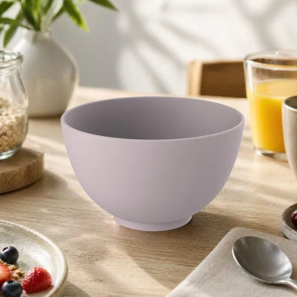 elasto elasto Müslischale aus Kunststoff, Flieder, – Produktbild 3 von 4