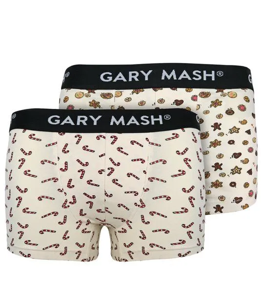 Gary Mash GARY MASH 2er-Set Bio Herren Boxerpanties, Hey sweetie, – Produktbild 1 von 5
