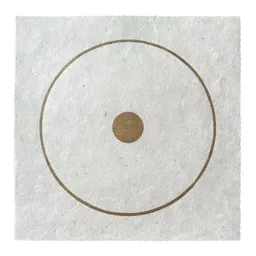 Veskor Cassiopeia Veskor Cassiopeia CENTRAL ORBIT Linoldruck | 22 × 22 cm | Gold auf Naturweiß – Produktbild 1 von 1
