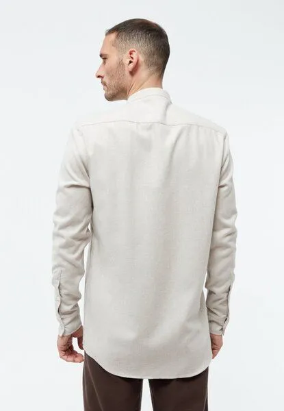 Givn Berlin Givn Berlin Flanellhemd GBWES in lockerer Passform, Beige, – Produktbild 3 von 4
