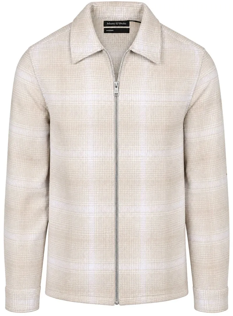 Marc O'Polo Marc O'Polo Overshirt Woven Mittelbeige - Größe M, Beige, – Produktbild 1 von 3