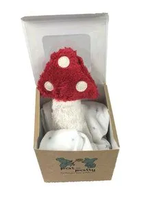 Pat und Patty Pat und Patty Personalisertes Schmusetuch/ Schnuffeltuch, Greifling "Fliegenpilz", Farbe: rot, 100 % Baumwolle-kbA – Produktbild 7 von 7